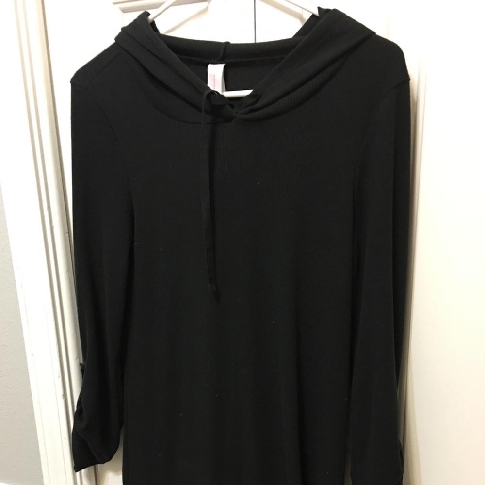 Black legging hoodie